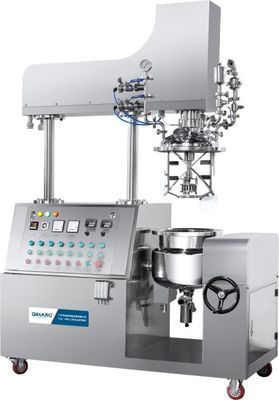 50HZ Vakum Emülgatör Yapma Makinesi Vücut Kremi Kozmetik Ürün Ekipmanı